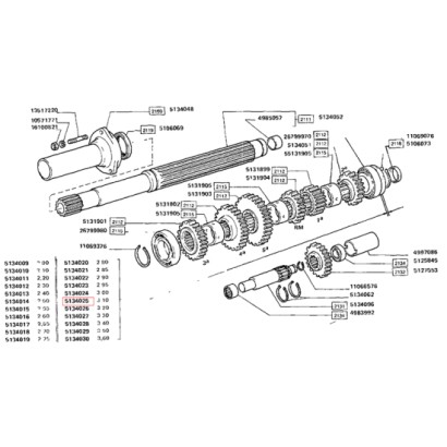 SPESSORE COD. 5134025