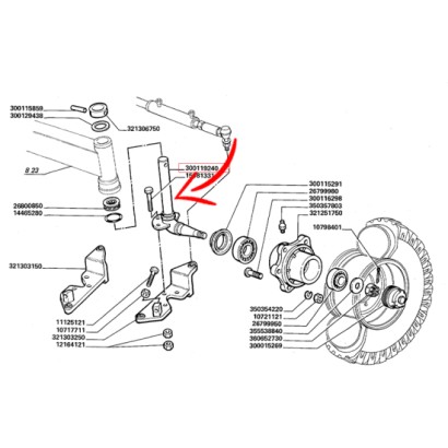 FUSELLO STERZO COD. 300119240