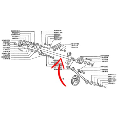 ALBERO COMANDO CASSONI 3550...