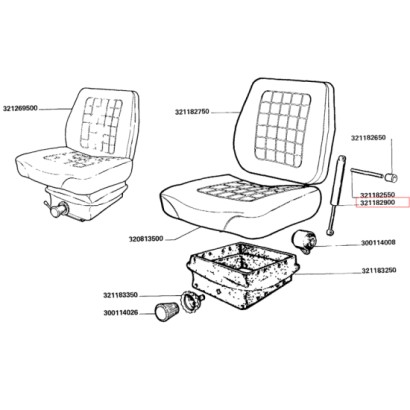 AMMORTIZZATORE COD. 321182900