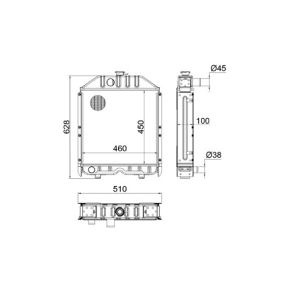 RADIATORE COD. 09593