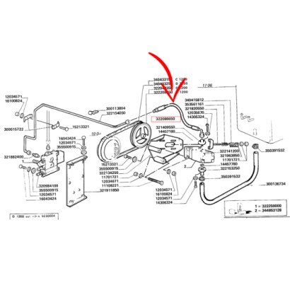 TUBO HYDRAULICO COD. 322086650