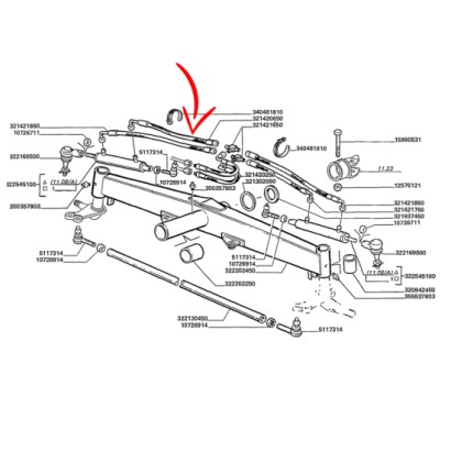 TUBO HYDRAULICO COD. 321420650