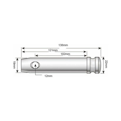 PERNO CON CATENA 25X97MM...