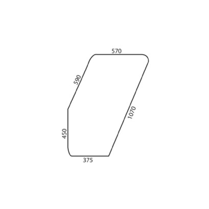 VETRO PORTIERA DX COD. 5117683