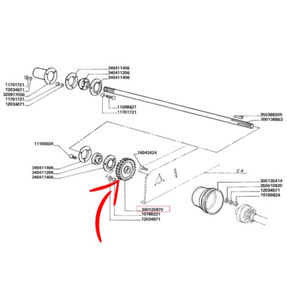 INGRANAGGIO COD. 300120979