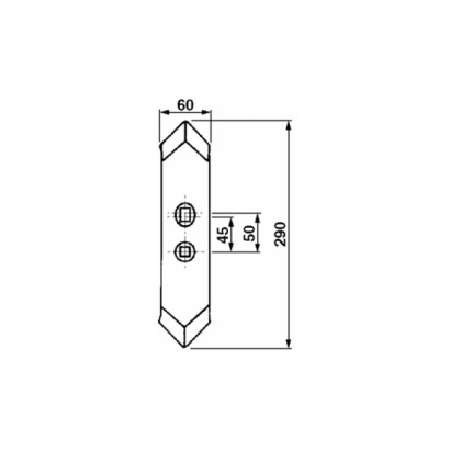 VOMERE REVERSIBILE 60X12...