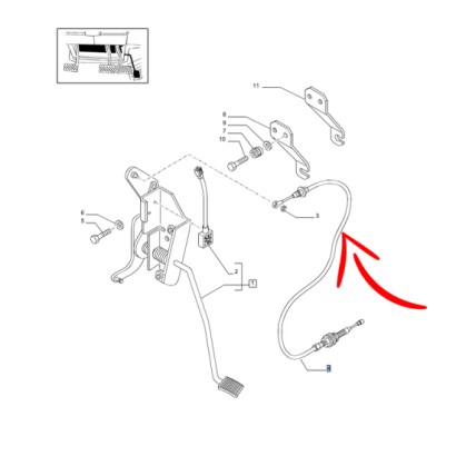 CAVO ACCELERATORE T6030...